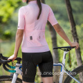 Jersey de ciclismo de ciclismo esencial de manga corta para mujeres